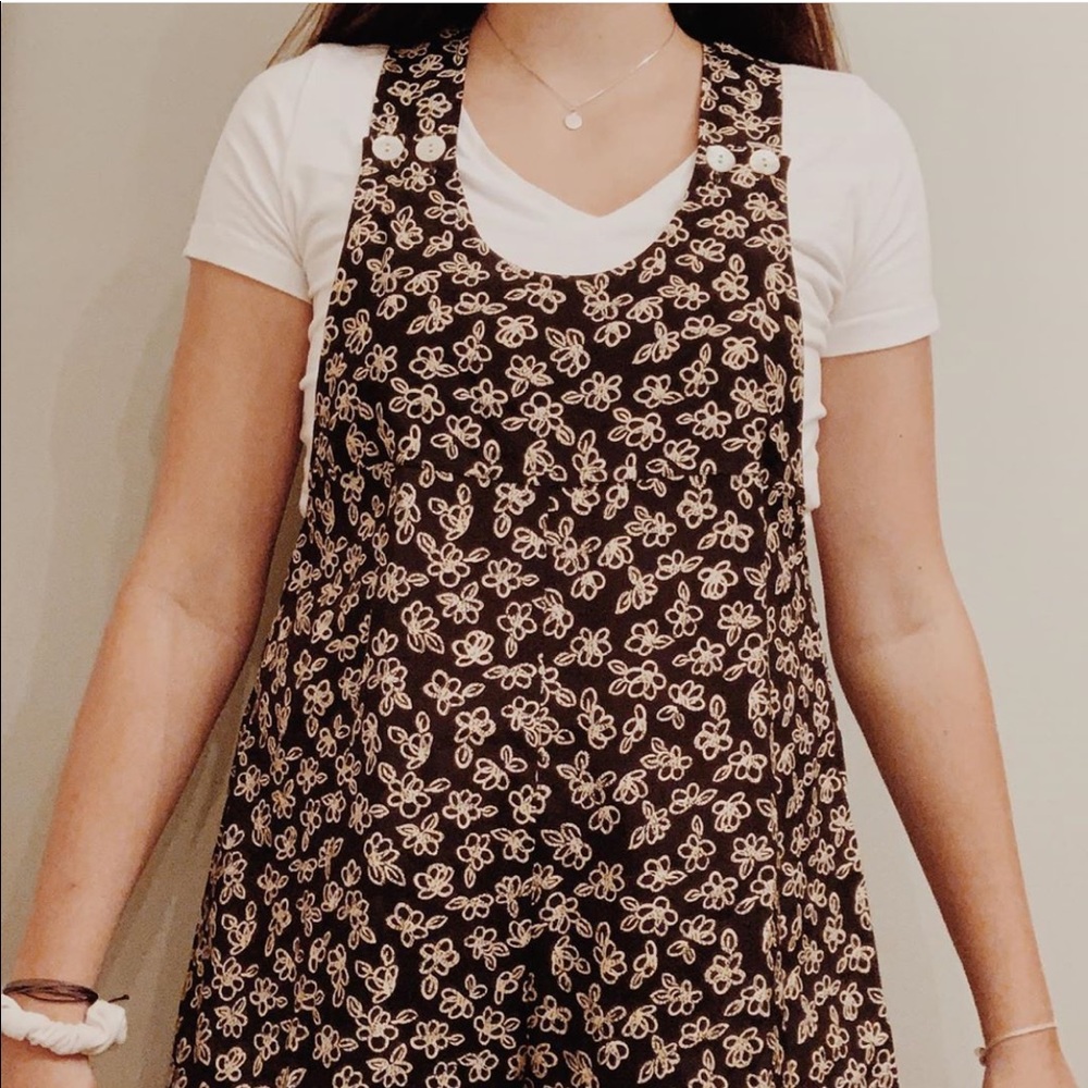 Flower Patterned Romper